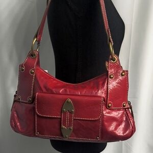New - Robert Pietri Leather Shoulder Bag - Made In Spain